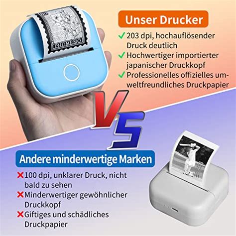 kleiner drucker fürs handy|handy drucker test.